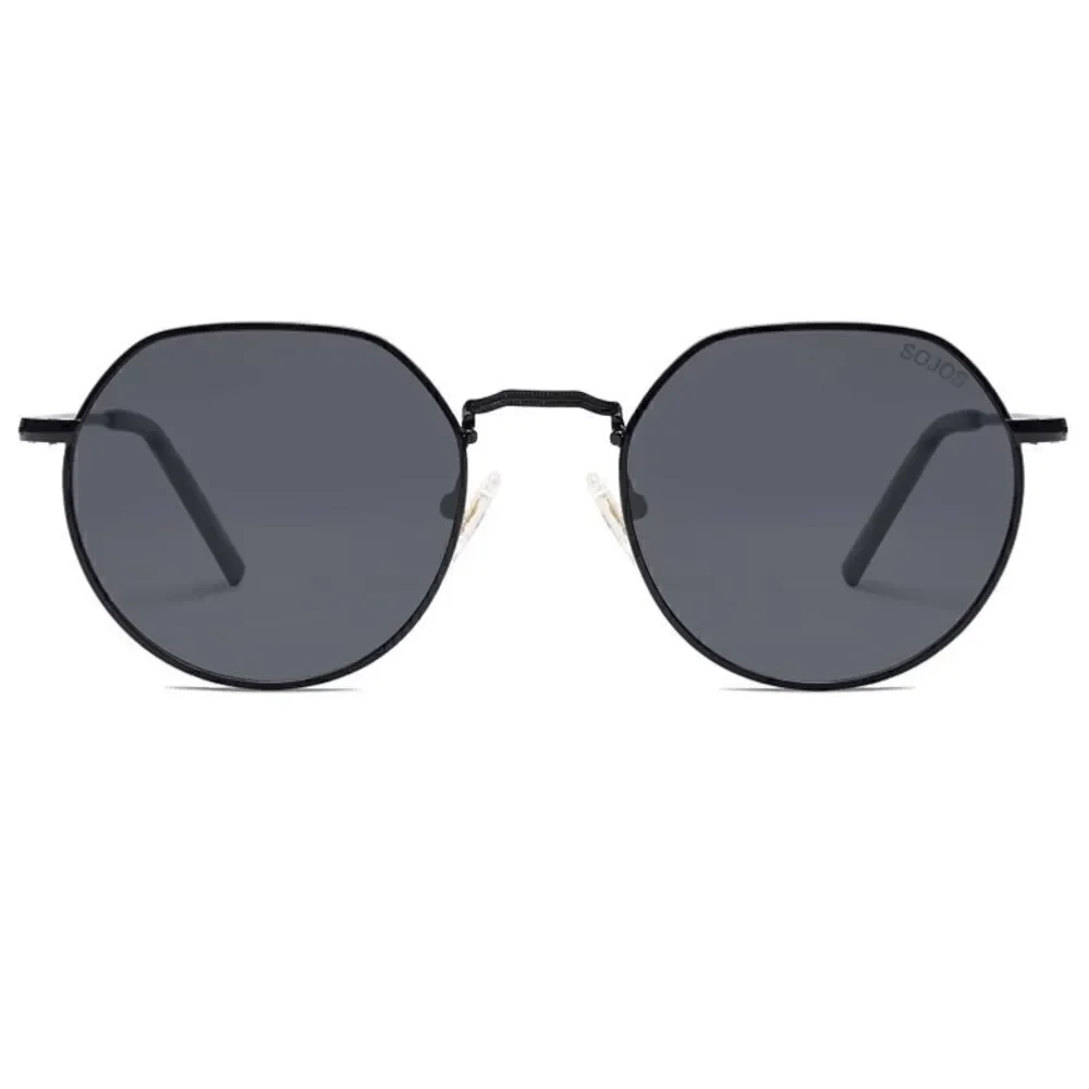 Round Polygon Frame Sunglasses - Picture 2 of 3